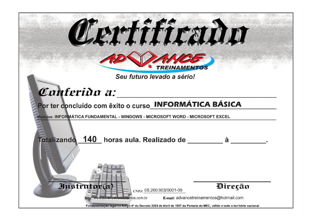 Imagem do Certificado
